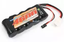 Accu NiMh 6V 4600mAh avec prise Tamiya et Servo Graupner/JR - Voltz VZ0135