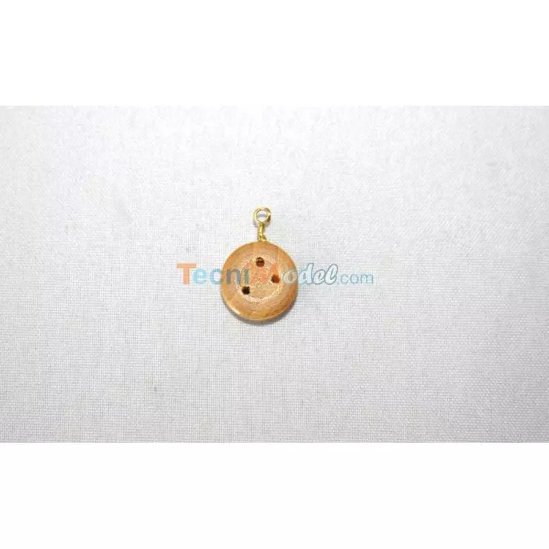 10 Caps De Mouton Ø12mm en bois clair avec attache Aero-Naut 528112
