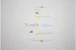 2 Feux à leds jaune 4x5.7mm 180°