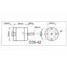 Moteur Brushless ROXXY Outrunner C35-42-1100kV