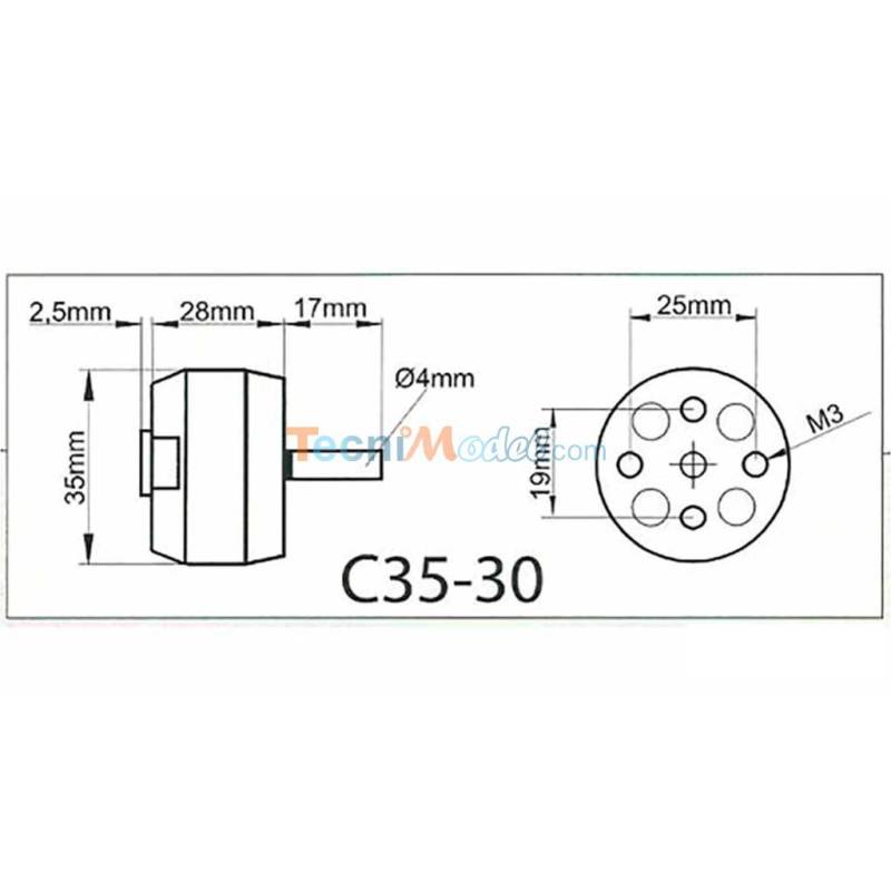 ROXXY Brushless Outrunner Motor C35-30-1330kV