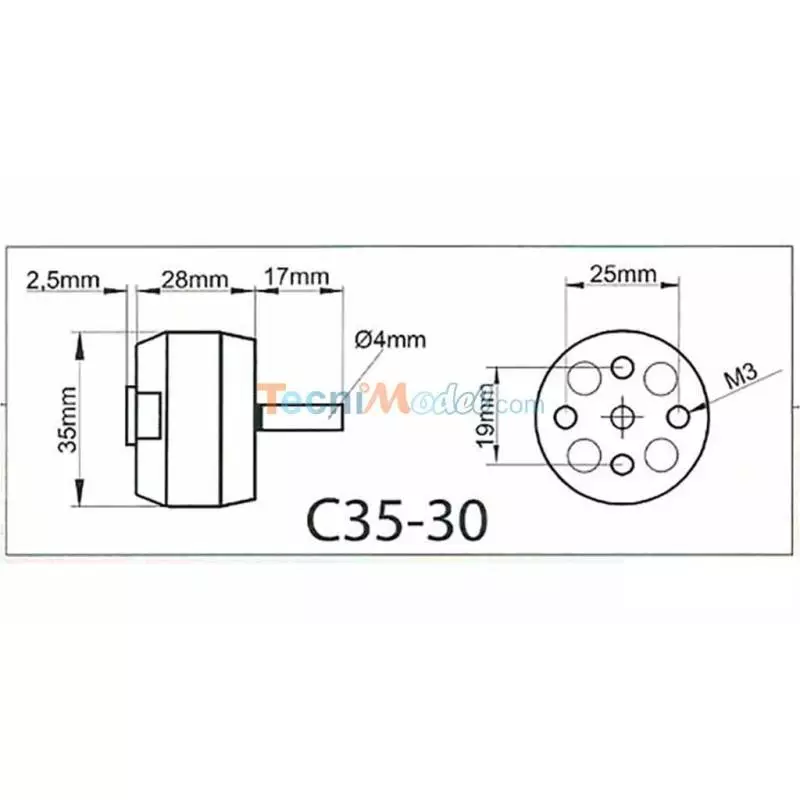 Moteur Brushless ROXXY Outrunner C35-30-950kV