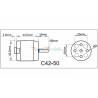 Moteur Brushless ROXXY Outrunner C42-50-720kV