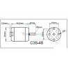 Moteur Brushless ROXXY Outrunner C35-48-700kV