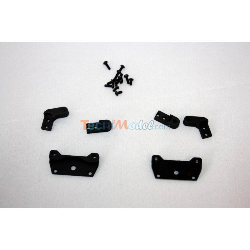 Supports pour garde-boue 2 essieux Tandem THICON-MODELS 10004