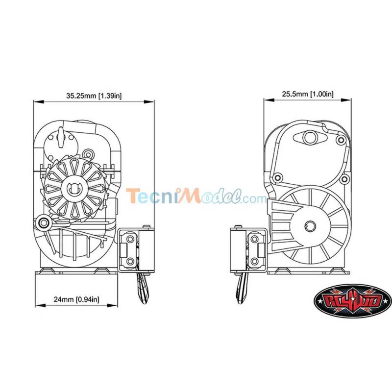 Treuil à l'échelle 1/10 Warn 8274 RC4WD Z-E0075