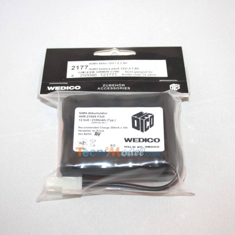 Accu nimh 12V 2,1Ah pour CAT 966G / 740 Ref Wedico 2177