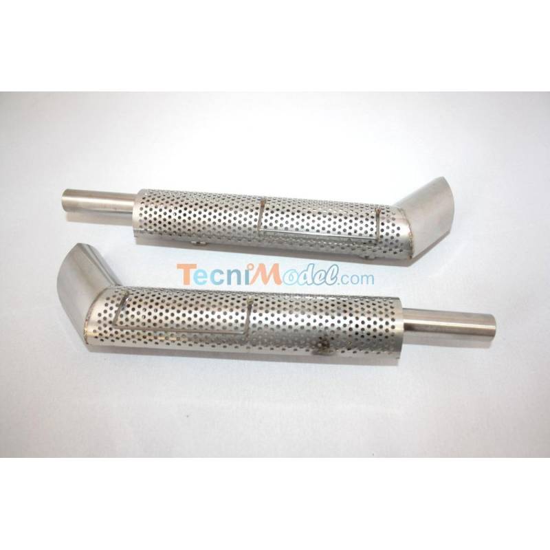 2 Echappements verticaux en métal LESU G-6038-B
