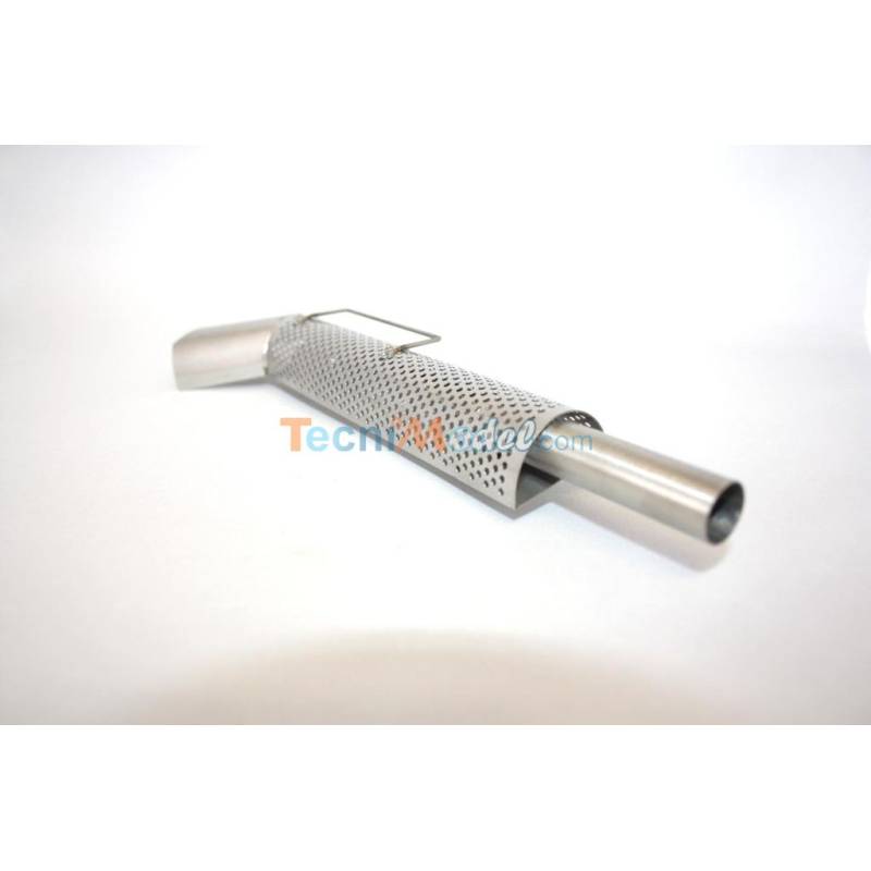 2 Vertical Metal Exhausts for 1/14 RC Trucks - LESU G-6038-B