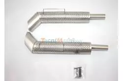 2 Echappements verticaux en métal LESU G-6038-B