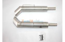 2 Vertical Metal Exhausts for 1/14 RC Trucks - LESU G-6038-B