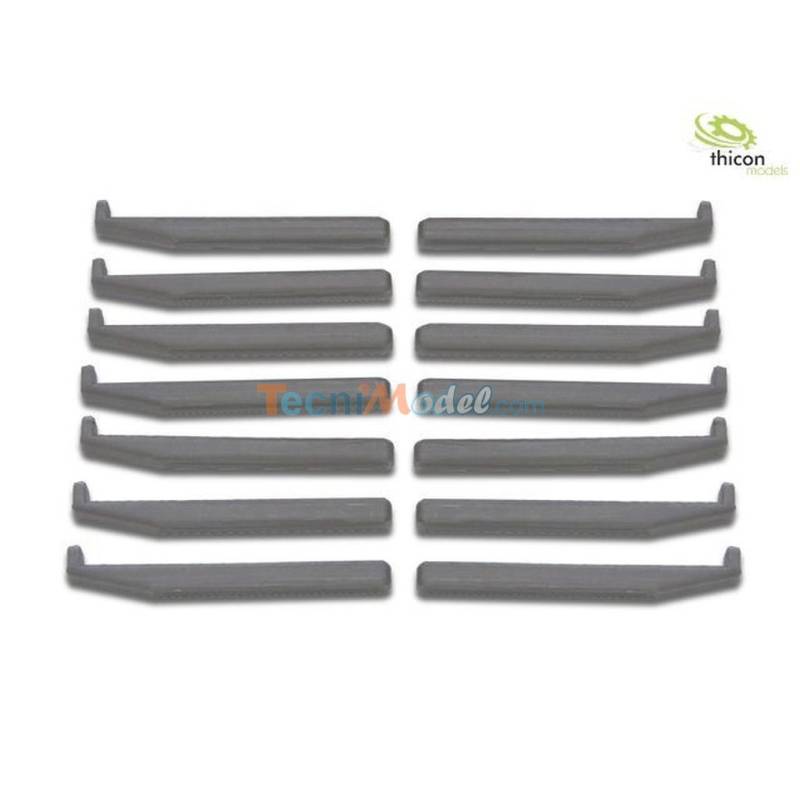 Track widener kit for Lesu 5 axles low-loader 1/14 - Thicon-Models 50152