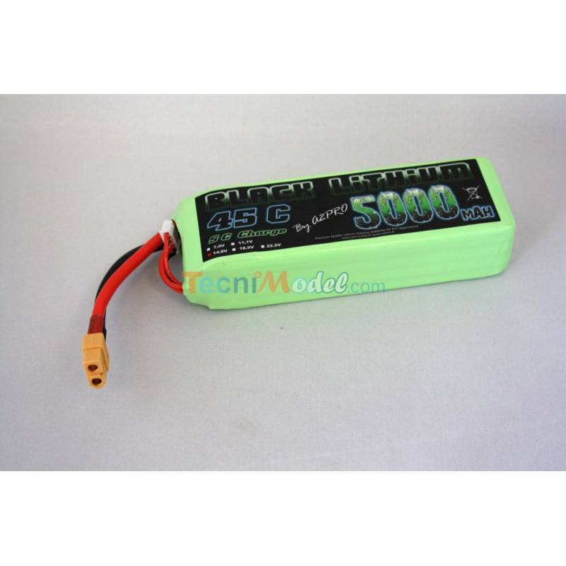 Accu Lipo Black Lithium 5000mAh 35C 4S 14.4v