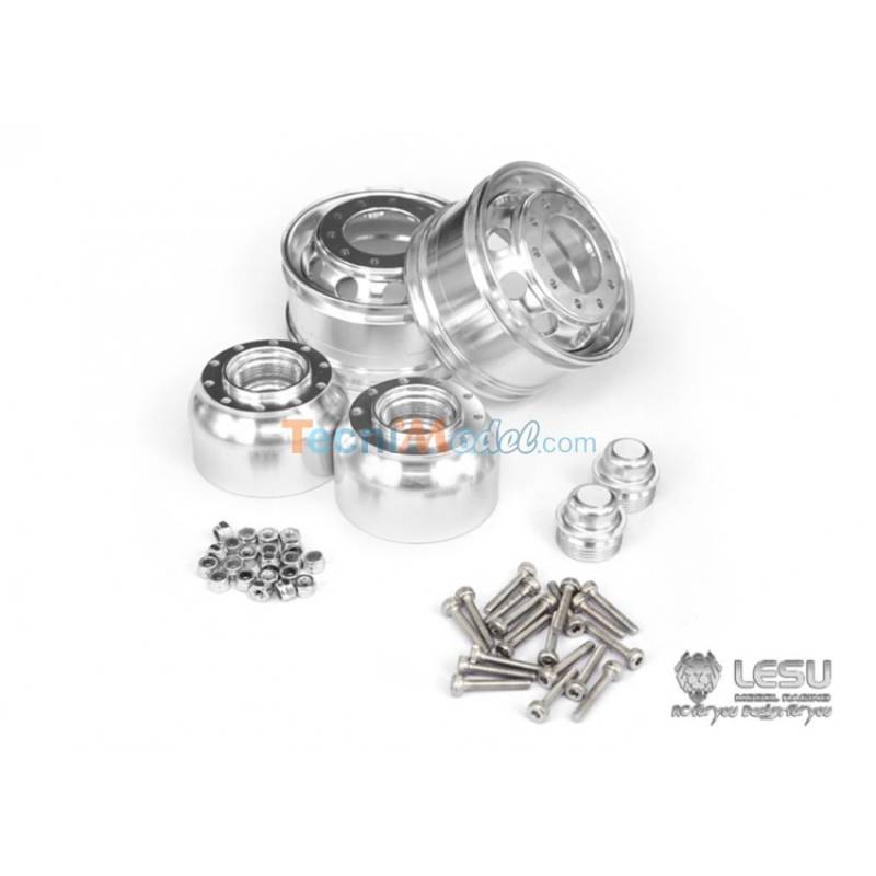 Paire de jantes alu avant larges LESU W-2016-A