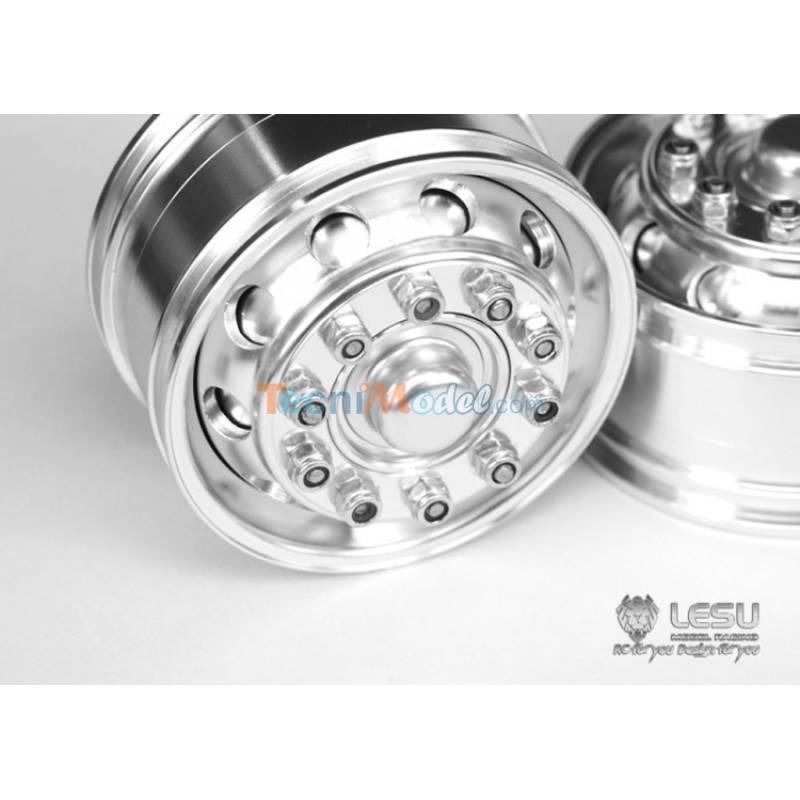 Pair of Large Front Aluminum Rims by LESU
LESU W-2016-A
