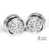 Pair of wide front aluminium wheels LESU LESU W-2017-1-tamiya