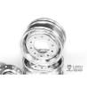 Pair of wide front aluminium wheels LESU LESU W-2017-1-tamiya