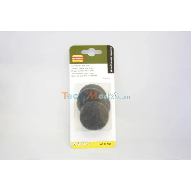 5 Disques de ponçage grain fin pour meuleuse LHW PROXXON