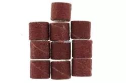 Papier émeri forme feuille cylindrique Ø 14 mm grain 120, par 10 pièces