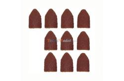 Papier émeri forme capuchon Ø 9 - grain 80/150 par 5 pièces de chaque