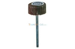 Meule à lamelles en grain normal Ø 20 - grain 120 axe 3 mm