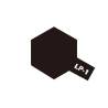 Tamiya LP1 Noir Peinture laquée pot de 10ml (Brillant) 82101