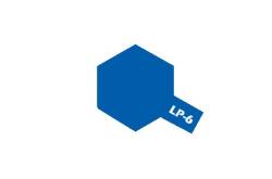 Tamiya LP6 Bleu Pur Peinture laquée pot de 10ml (Brillant) 82106