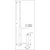 Système hydraulique avec vérin télescopique 120-445mm LESU Y-1509-A-120