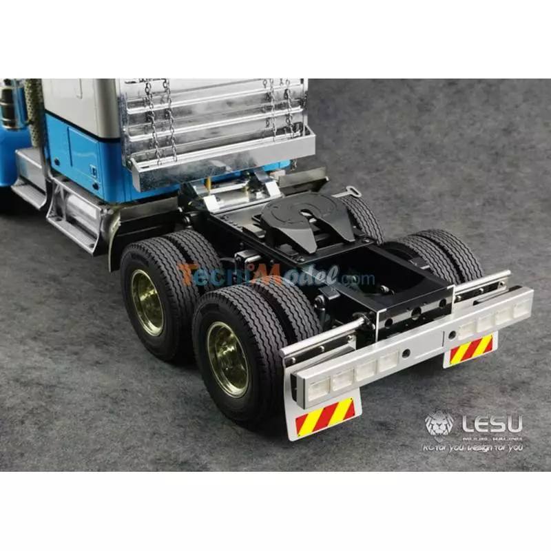 White mud flaps with brackets for American RC truck TAMIYA 1/14 - LESU GW-K003