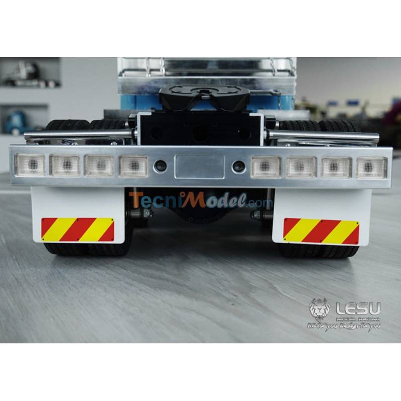 White mud flaps with brackets for American RC truck TAMIYA 1/14 - LESU GW-K003