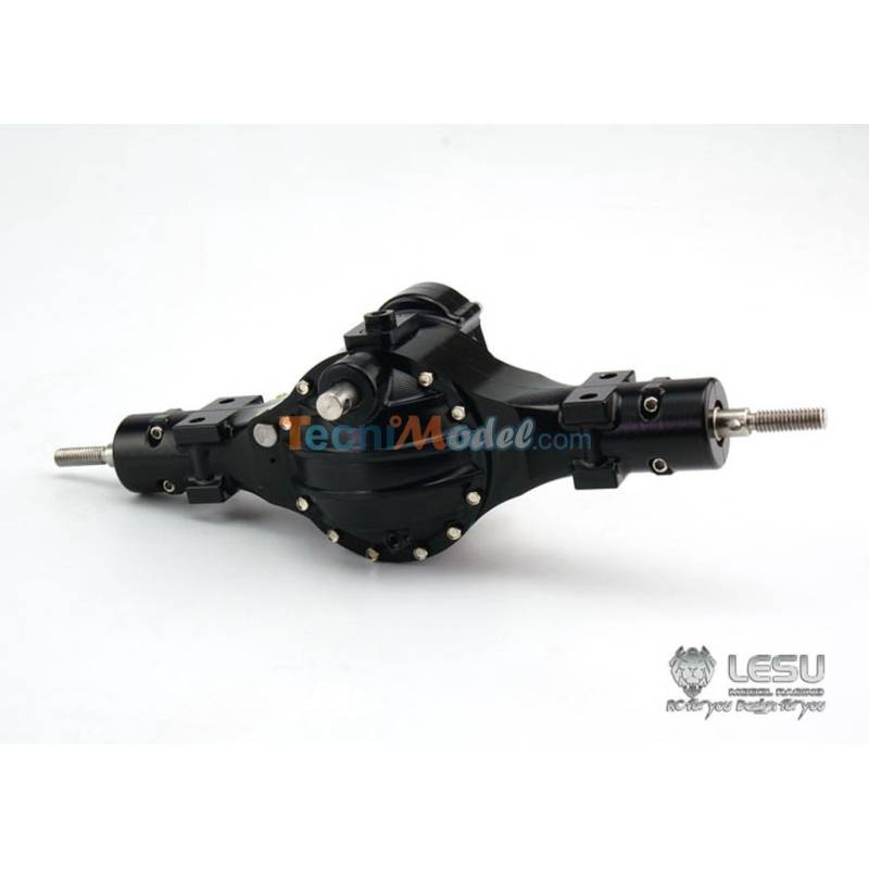 Essieu arrière central alu avec blocage de différentiel pour camions Tamiya Lesu Q-9004-B
