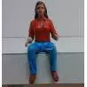 Female driver figure to be assembled and painted 1/14 scale HERCULES HOBBY HH-SP0011B