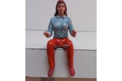 Female driver figure to be assembled and painted 1/14 scale HERCULES HOBBY HH-SP0011B