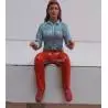 Female driver figure to be assembled and painted 1/14 scale HERCULES HOBBY HH-SP0011B