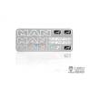 MAN V8 Logo Board
