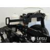 Verrou de cabine en alu anodisé noir LESU G-6005-B