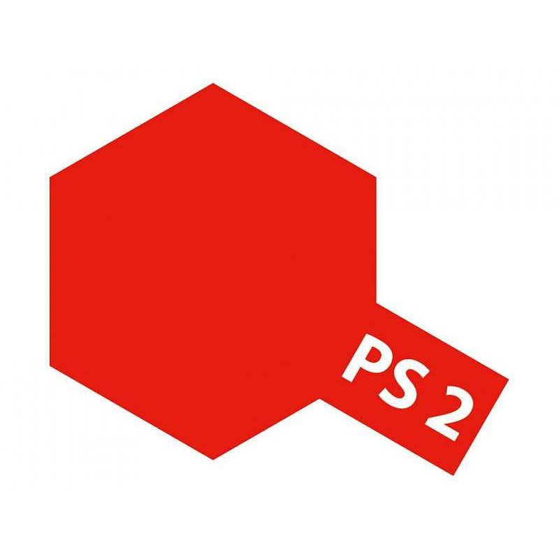 Peinture pour Lexan PS2 ROUGE Tamiya