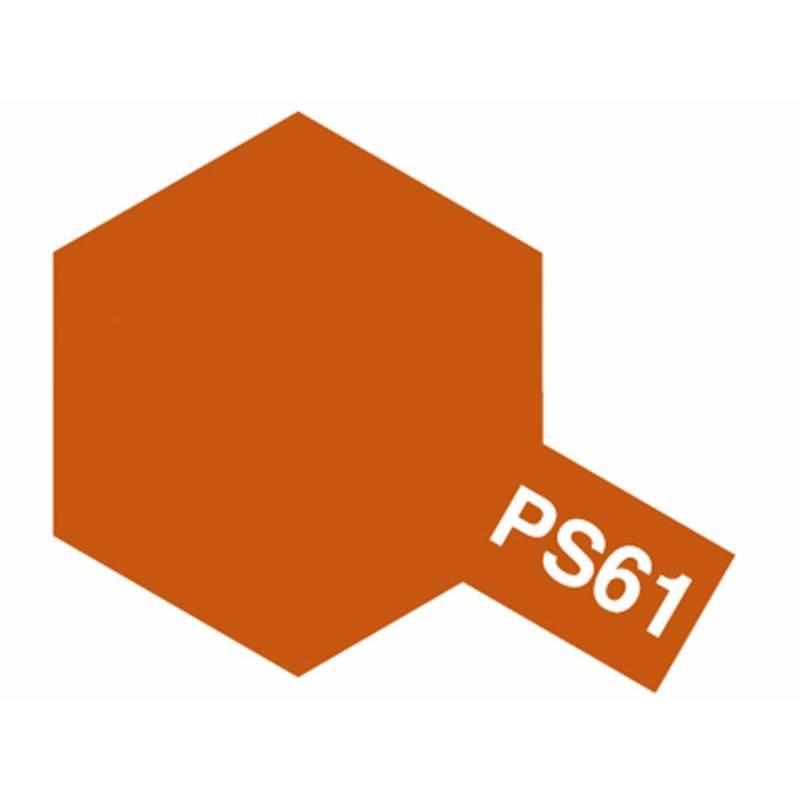 Paint for Lexan PS61 ORANGE metallic Tamiya 86061