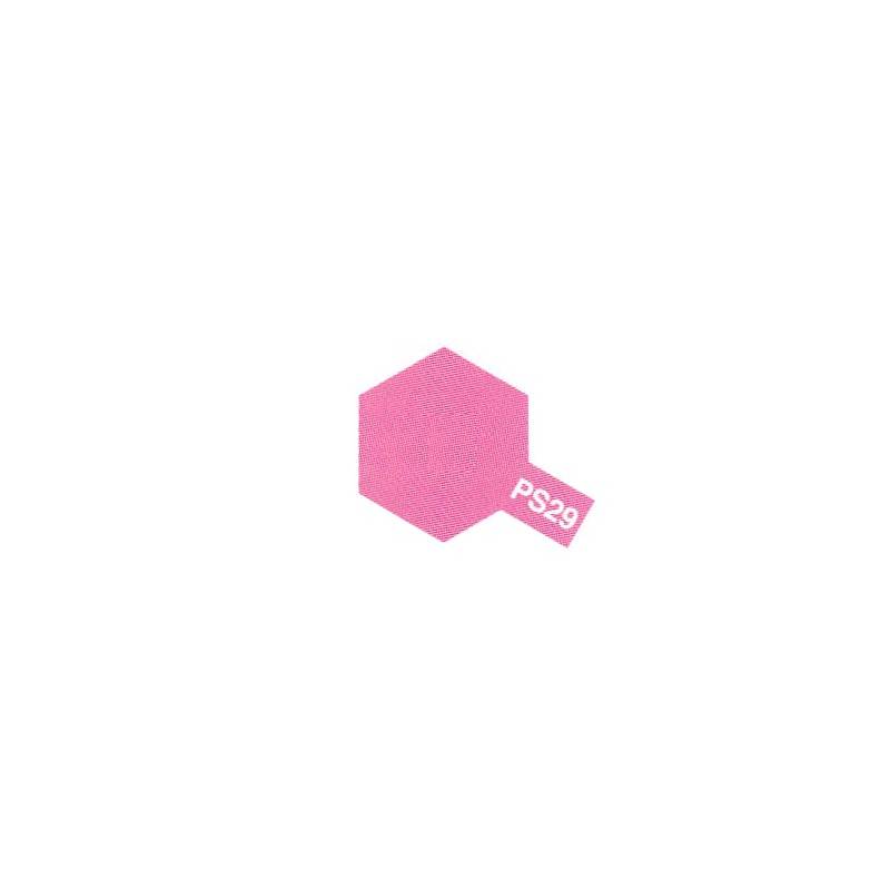 Peinture pour Lexan PS29 ROSE FLUO Tamiya 86029