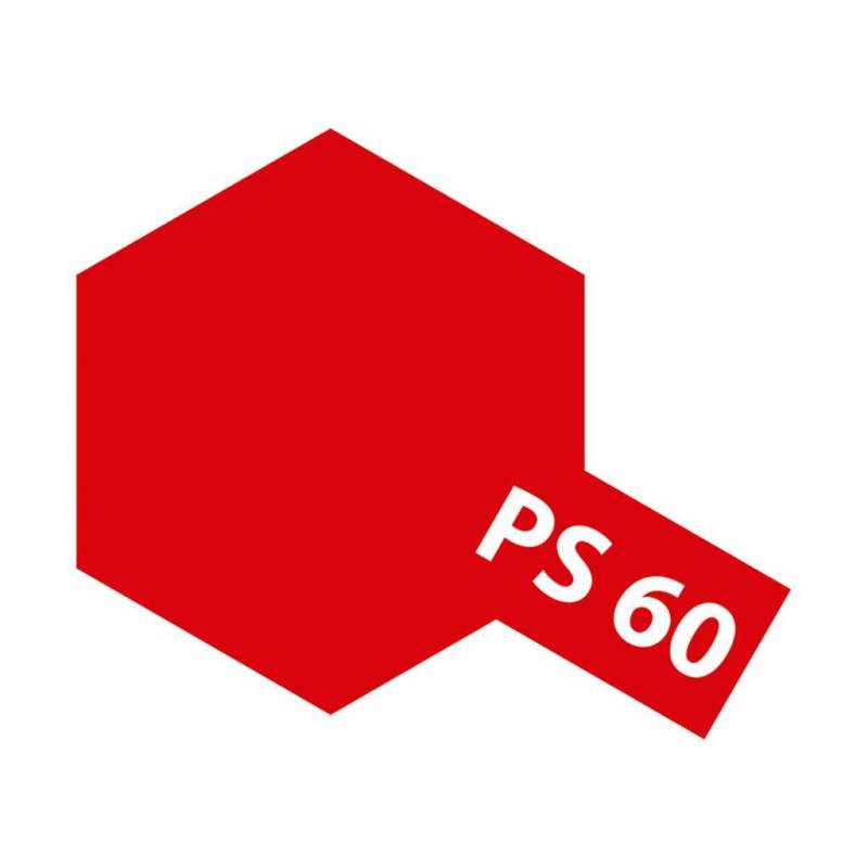 Peinture pour Lexan PS60 ROUGE MICA Tamiya 86060