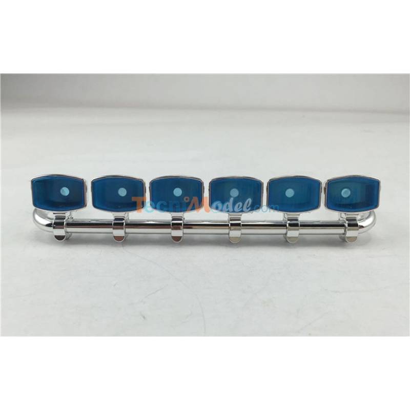 Rampe de feux de toit Scania avec 6 projecteurs carrés HERCULES HOBBY HH-UP0093A