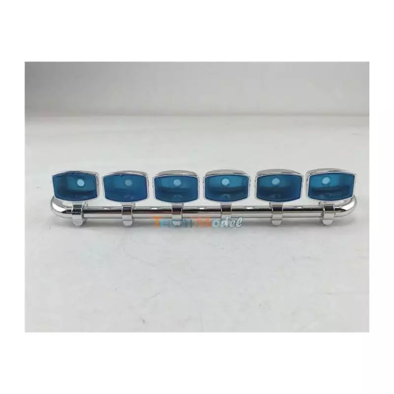 Rampe de feux de toit Volvo miniature avec 6 projecteurs rectangulaires HERCULES HOBBY HH-UP0092A