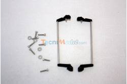2 Supports de rétroviseurs articulés en métal pour Tamiya MAN 1/14 THICON MODELS 50162