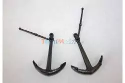 2 Ancres métal 51 x 37mm pour yacht classique fin 19ème AERONAUT 562350