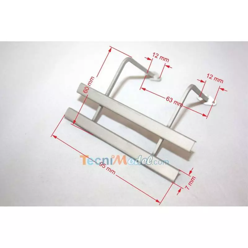 2 x 1/14 LESU Truck Bumper LS20160901-E
