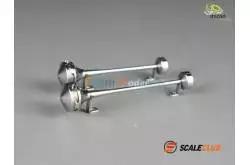 Paire de trompes en inox