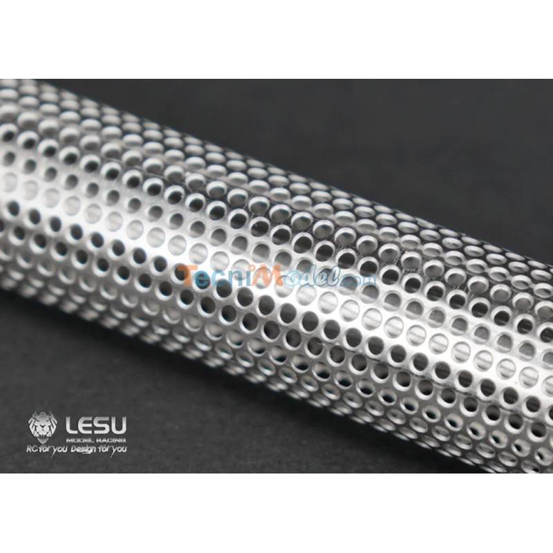Echappement vertical LESU pour camion rc 1/14 Tamiya ou LESU G-6069