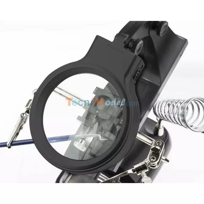Troisième main et station de travail loupe LED KRICK 492398