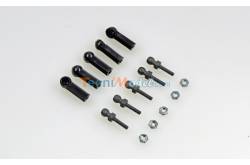 (PA) Kit 5 chapes + rotules acier (M2)