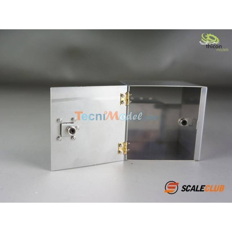 Coffre à outils 52mm en acier inoxydable 1/14 THICON MODELS 50201